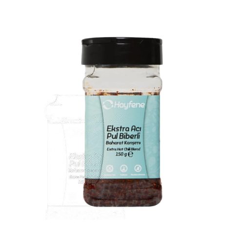Extra Spicy Crushed Red Pepper Spice Mix in Box Hayfene 150 gr (5.29oz)
