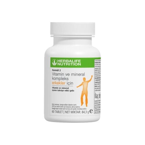 Suplemento multivitamínico en tabletas Herbalife para hombres, 84,3 g (2 oz)