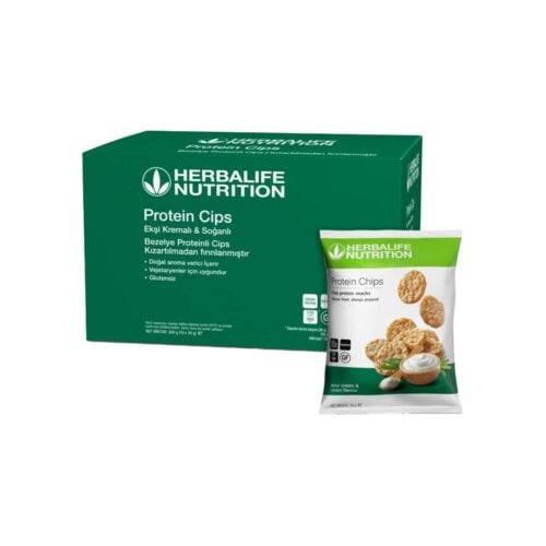 Herbalife ekşi krema ve soğan aromalı protein cipsi 30 gr (1. 05oz) - 10 adet