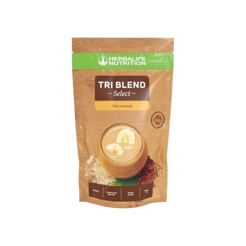 Herbalife tri blend select high protein banana flavored drink powder 600 gr (21. 16oz)