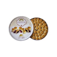 Maamoul Swareh Cookies with Date Fruit in Metal Box Zaitoune