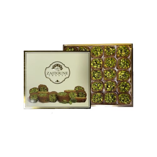 Mabromah with pistachio in box zaitoune 1000 gr (35. 28oz)