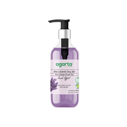 Natural aha lavender shower gel agarta 400 ml (13. 52floz)