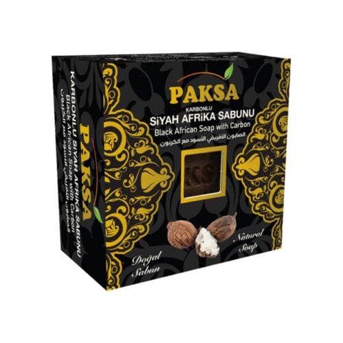Natural black african soap paksa 125 gr (4. 40oz)