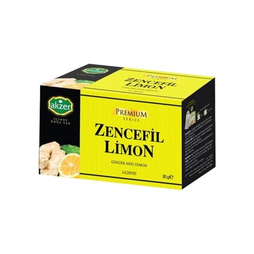 Natural ginger and lemon tea akzer 30 gr (1. 05oz)