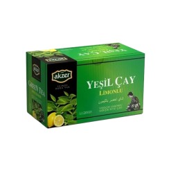 Natural Green Tea with Lemon Akzer 30 gr (1.05oz)