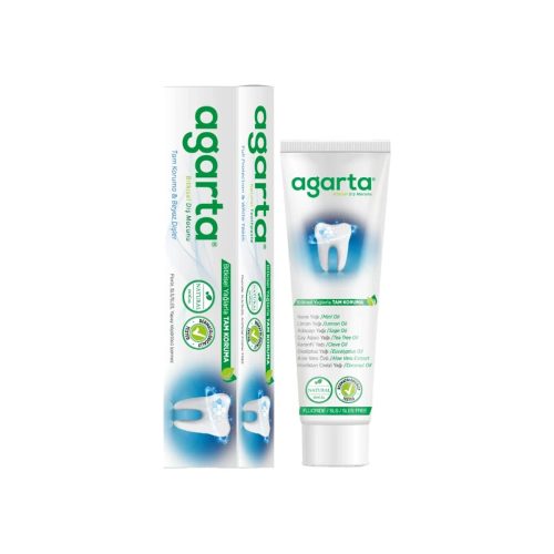 Natural herbs extract fluoride-free toothpaste agarta 100 ml (3. 38floz)