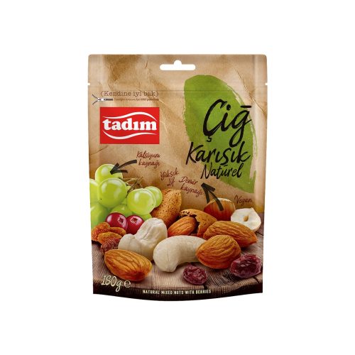 Natural mixed nuts and berries tadim 180 gr (6. 34oz)