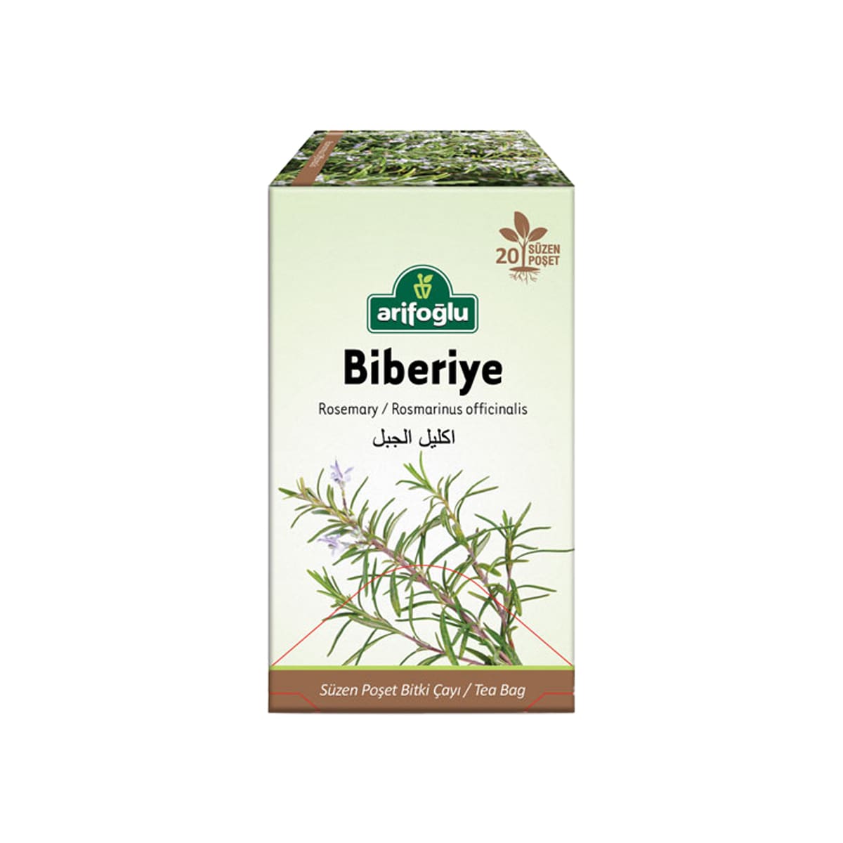 Natural Rosemary Tea Arifoglu 20 Tea Bags