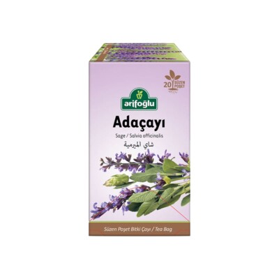 Natural Sage Tea Arifoglu 20 Tea Bags