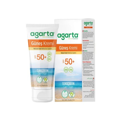 Natural sun care cream 50 factor agarta 100 ml (3. 38floz)