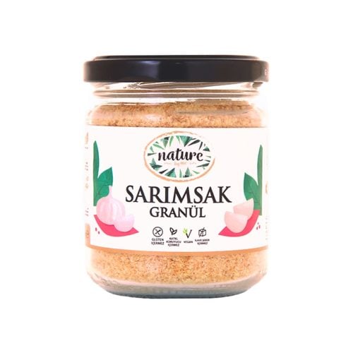 Nature Gluten-Free Garlic Granules 100 gr (3.53oz)