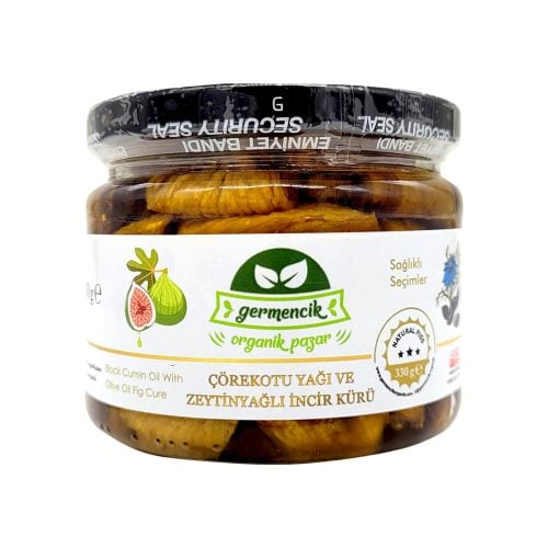 Organic fig cure with black seed oil and olive oil germencik 330 gr (11. 64oz)