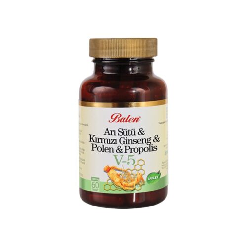 Royal jelly - red ginseng - pollen - propolis food supplement tablet balen 1000 mg x 60 pieces