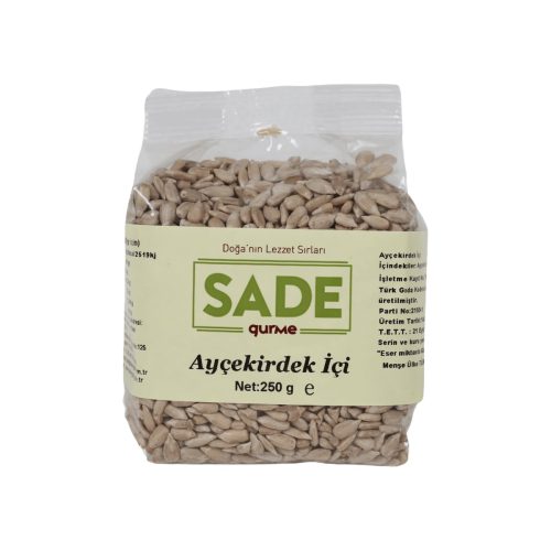 Shelled sunflower seeds sade organik 250 gr (8. 82oz)