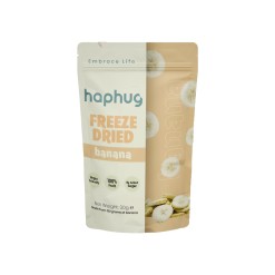 Sugar-Free Freeze Dried Banana Chips HapHug 30 gr (1.05oz)