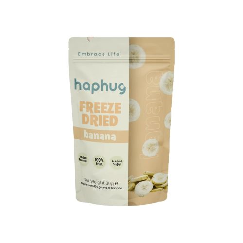 Sugar-free freeze dried banana chips haphug 30 gr (1. 05oz)