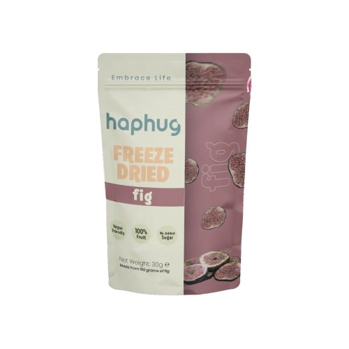 Sugar-free freeze dried fig chips haphug 30 gr (1. 05oz)