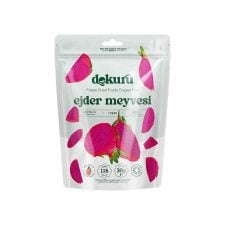 Şekersiz Dondurularak Kurutulmuş Mor Ejder Meyvesi Cipsi Dokuru 30 gr (1.05oz)