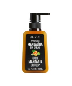 Tangerine Scented Liquid Hand Soap with Natural Olive Oil Olivos 450 ml (15.21floz)