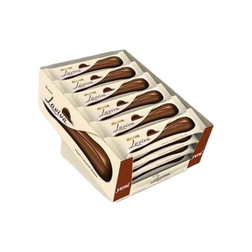 Ulker Laviva Chocolate-Filled Biscuit Chocolate Bar in Box 35 gr (1.23oz) - 24 Pieces
