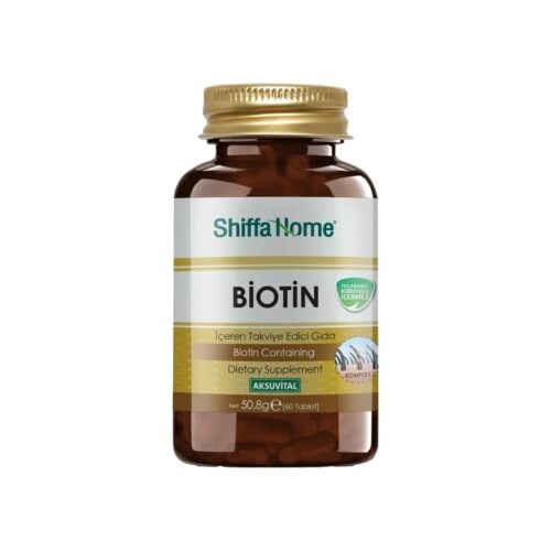 Biotin dietary supplement aksu vital 50. 8 gr (1. 79oz)