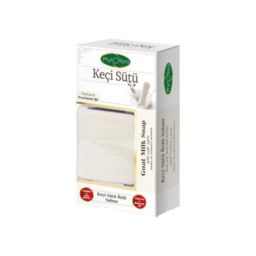 Natural Goat Milk Soap with Gifted Pouch and Soap Dish Phytoflora 125 gr (4.40oz)