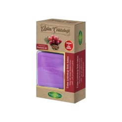 Natural Grape Seed Soap with Gifted Pouch and Soap Dish Phytoflora 125 gr (4.40oz)