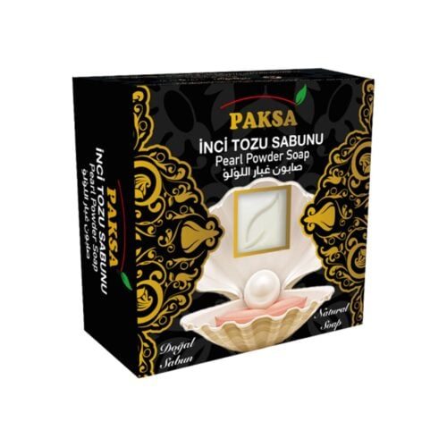 Natural pearl powder soap paksa 125 gr (4. 40oz)