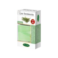 Natural Pine Turpentine Soap with Gifted Pouch and Soap Dish Phytoflora 125 gr (4.40oz)