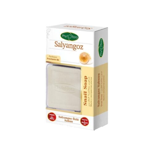 Natural snail soap with gifted pouch and soap dish phytoflora 125 gr (4. 40oz)