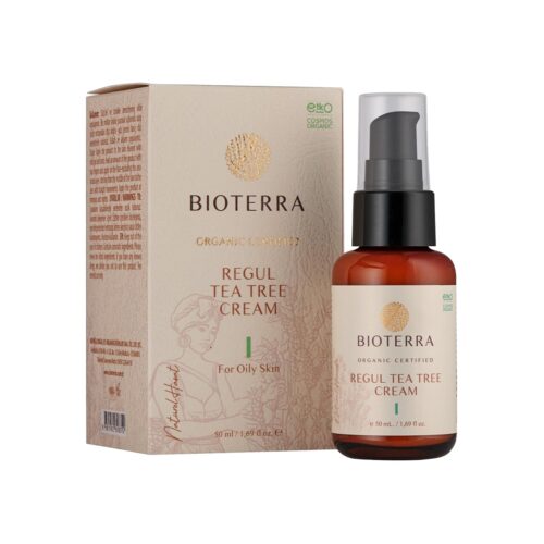 Organic regul tea tree face cream bioterra 50 ml (1. 69floz)