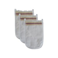 Silky Touch Cleaning Face and Bdy Mitt - 3 Pieces