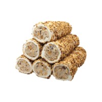 Almond Coated Turkish Delight with Almond and Cream Filling