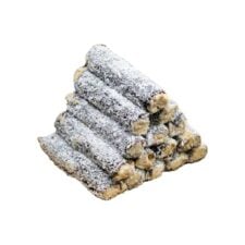 Rouleau de fruits enrobé de noix de coco et fourré à la pâte de noisettes Birsalkim