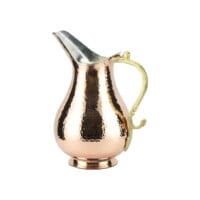 Hand Hammered Red Copper Pitcher (486)