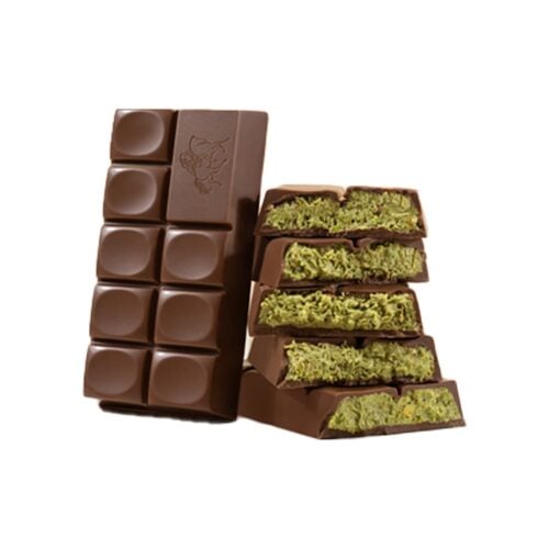 Milky dubai chocolate with crispy kadayifi and pistachio filling godiva 180 gr (6. 34oz)