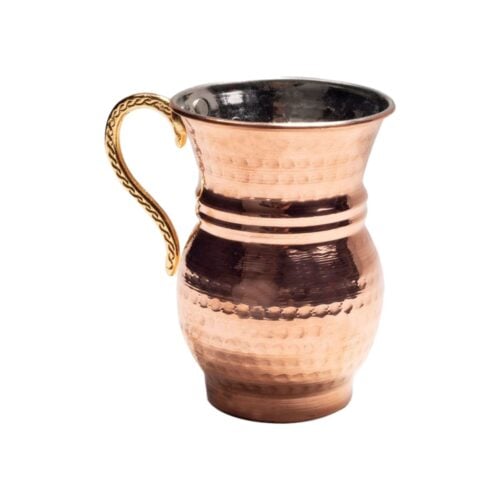 Red copper mug