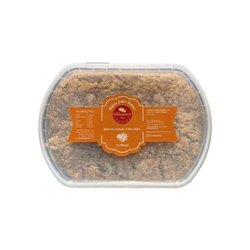Sugar-free cocoa tahini halva helvaci serdaroglu
