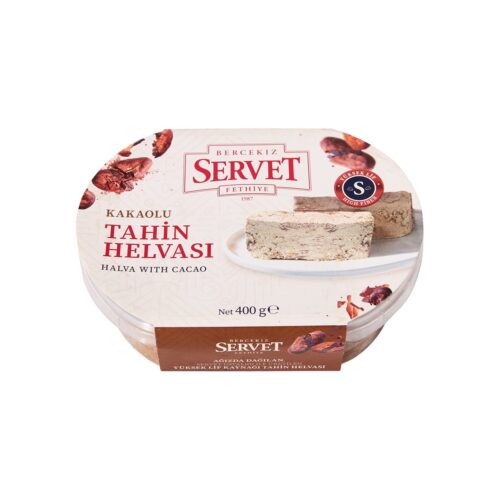 Sugar-free cocoa tahini halva servet sekerleme 400 gr (14. 11oz)