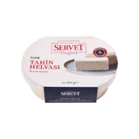 Sugar-Free Plain Tahini Halva Servet Sekerleme 400 gr (14.11oz)