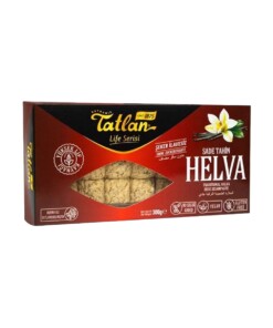 Tatlan Helva Life Series Sugar-Free Plain Tahini Halva 300 gr (10.58oz)