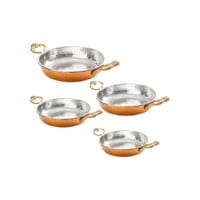 Turkish Copper Pan Set 4 Pieces