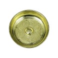 Yellow-Plated Copper Hammam Bowl 20 cm (1494) Sonay Bakircilik