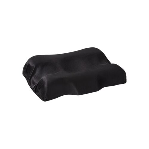Beauty pillow anti aging orthopedic pillow with black silk pillowcase