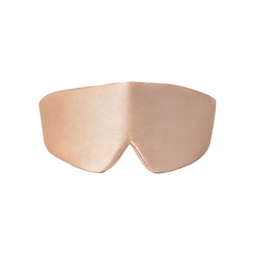 Beauty pillow pink silk sleep mask