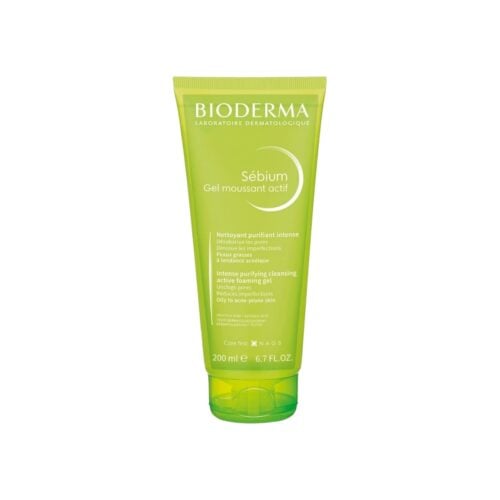 Bioderma sebium active intensive purifying cleansing gel for oily skin 200 ml (6. 76floz)