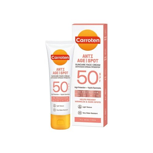 Carroten anti age and spot suncare face cream 50 ml (1. 69floz)