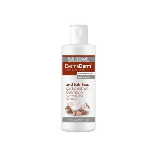 Dermaderm anti hair loss shampoo with garlic extract 250 ml (8. 45floz)