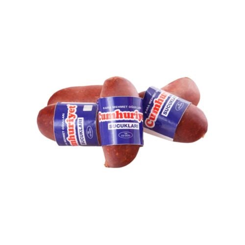 Fermented braided turkish sausage cumhuriyet sucuklari 500 gr (17. 64oz)